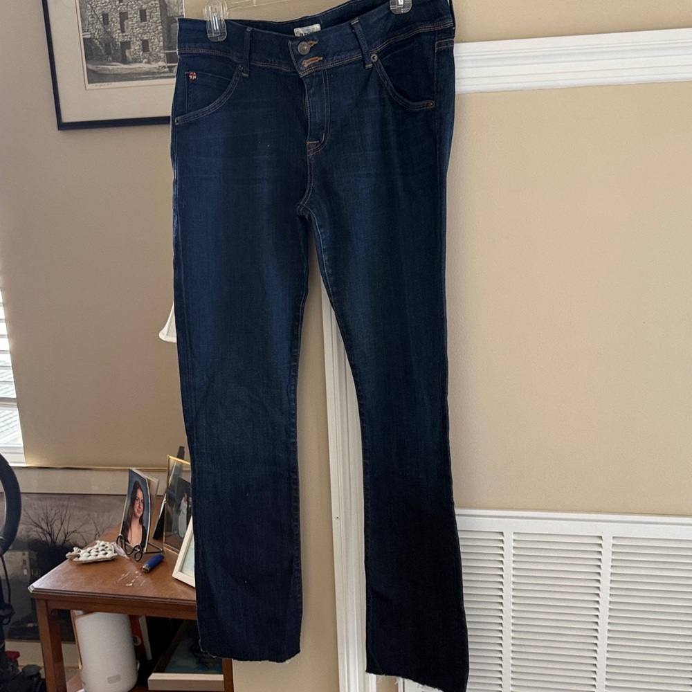 Hudson Jeans Women's Straight Leg in Midnight Blue
